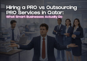 Hiring a PRO vs Outsourcing PRO Services in Qatar What Smart Businesses Actually Do 2026