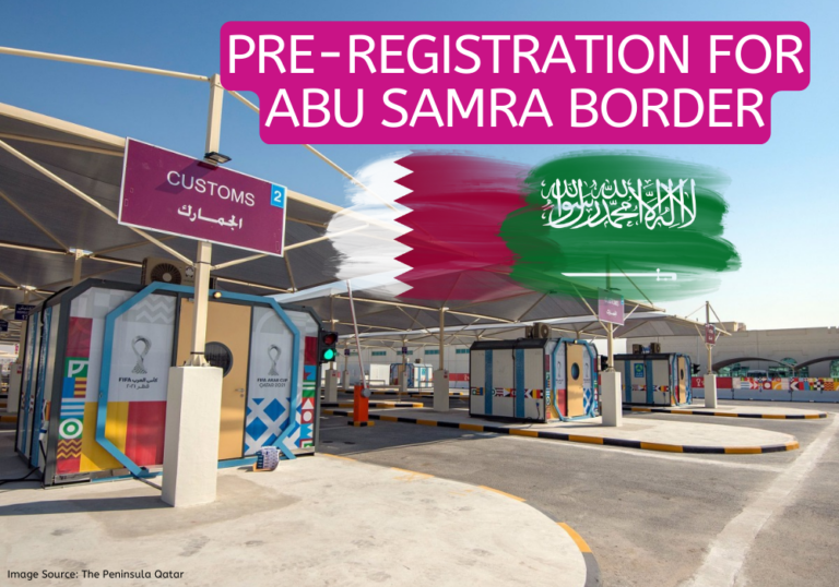 Curated visual reference: Picture Idea: Pre Registering Your Vehicle At Abu Samra Border Crossing